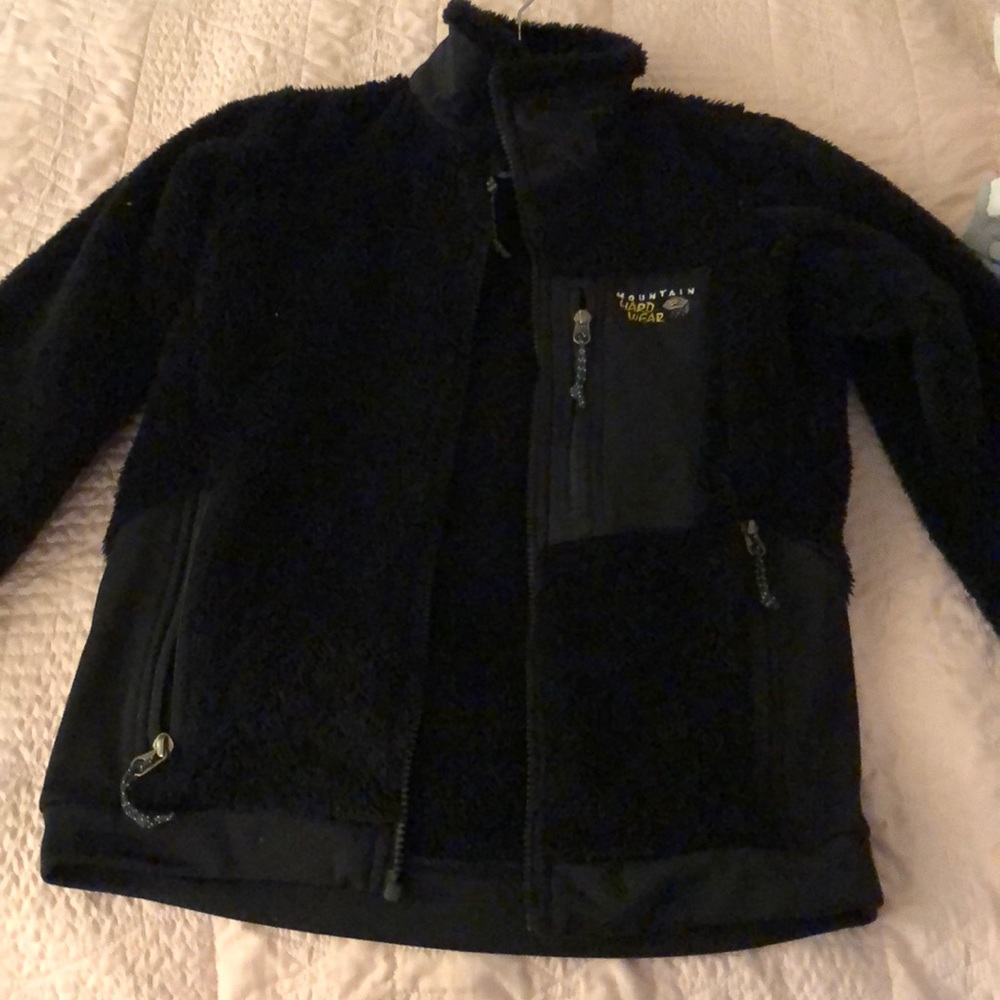 Black fleece Mountain Hard Wear jacket